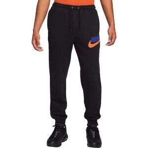 Nike Club Fleece Brushed-Back Chenille Futura Pants FN3094-010 Men’s Medium